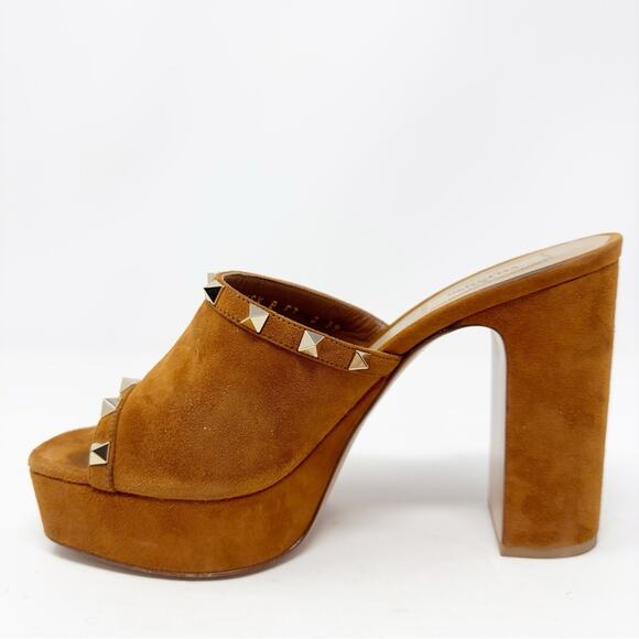 Valentino Rockstud Suede Platform Sandals Womens EU 39 - Picture 10 of 14
